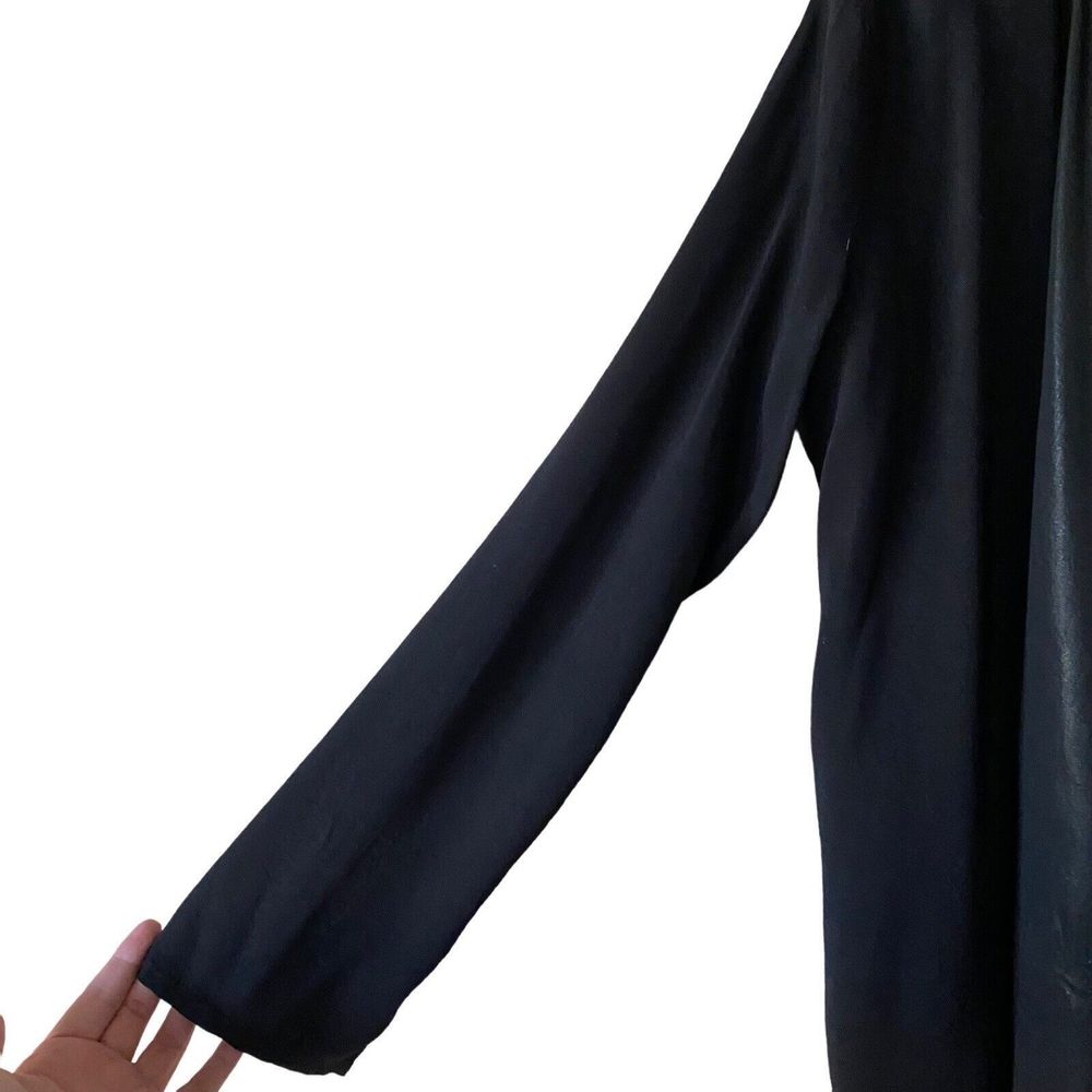 Rails Open Front Waterfall Black Jacket | Lightwe… - image 4